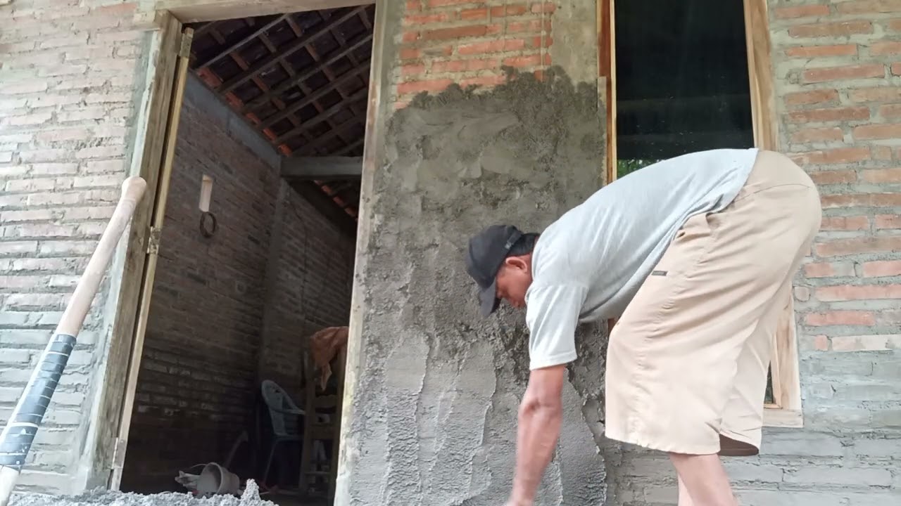 Plaster tembok@Ramiin-Welly#autopembangunan