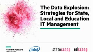 The Data Explosion: Strategies for SLED IT Management featuring Mark Myers