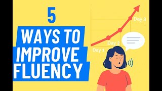 5 ways to improve Fluency | Speak With Me  | Speak Confidently Every Day