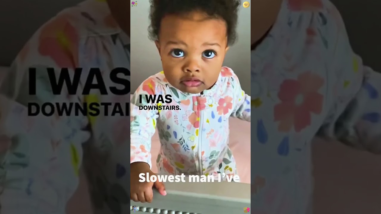 Baby having the best talk with dad 🤣 