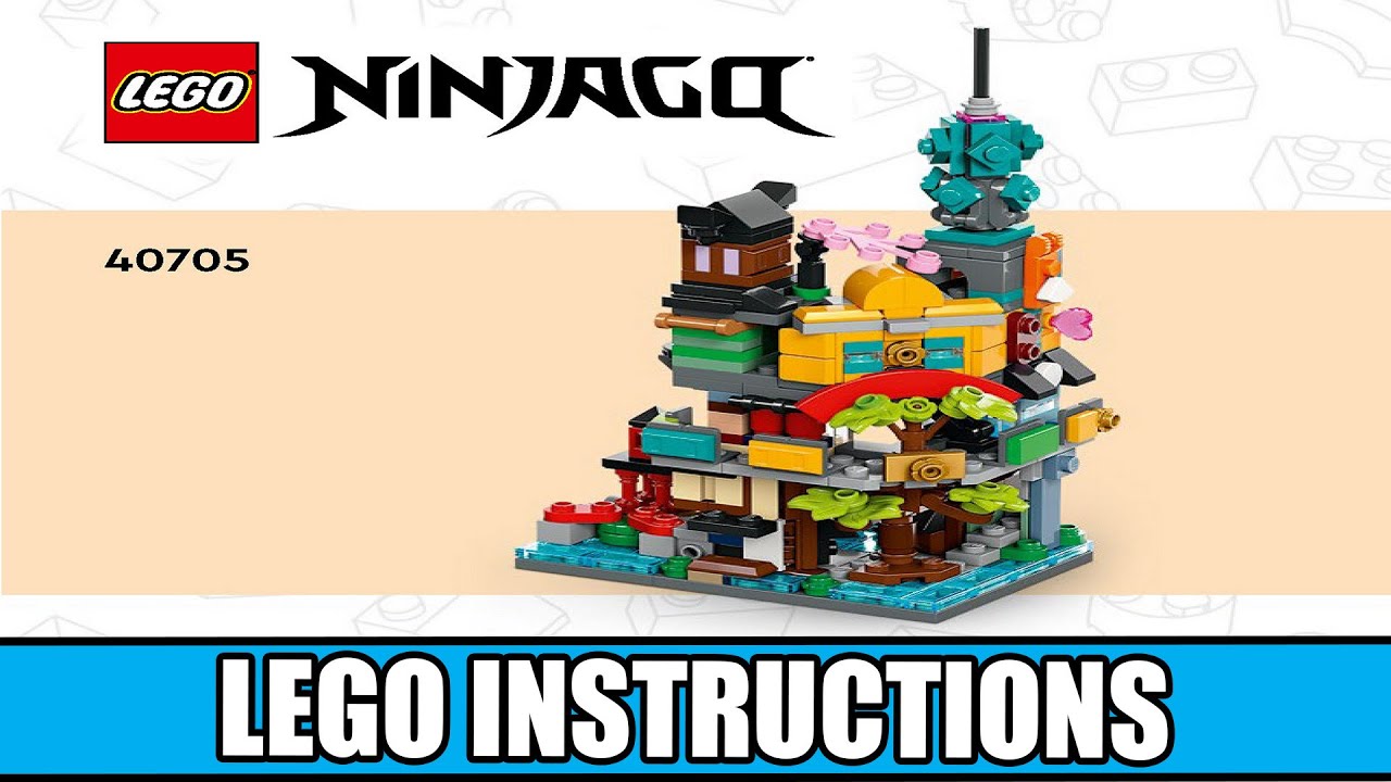 LEGO Instructions - Ninjago - 40705 - Micro NINJAGO City Gardens