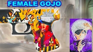 THIS NEW FEMALE GOJO SATORU CRAFT IS CRAZY INSANE🔥- How to Craft FEMALE GOJO SATORU in CS2 screenshot 2