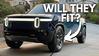 Will They Fit? Stuffing Big Tires on a Rivian