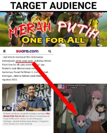 Target audience vs Actual audience #filmanakanak #filmindonesia # ...