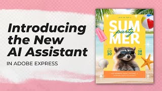 Adobe Express New AI Assistant
