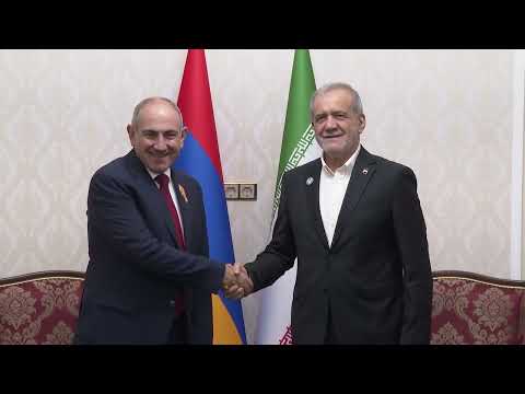 Նիկոլ Փաշինյանը հանդիպել է Իրանի նախագահ Մասուդ Փեզեշքիանի հետ