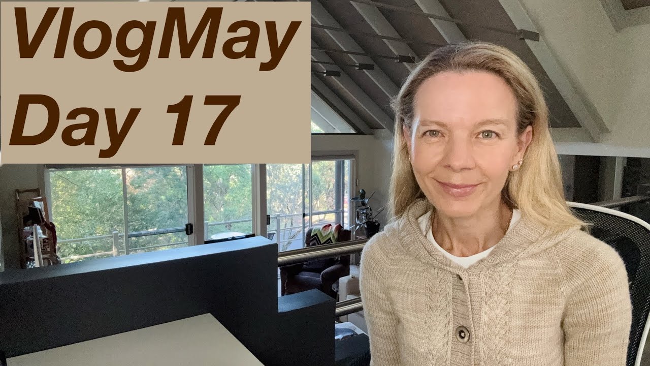 VlogMay Day 17: Basic Chic Hoodie, Skimmer Socks - Me Made May 2025 - Mostly Knitting Podcast