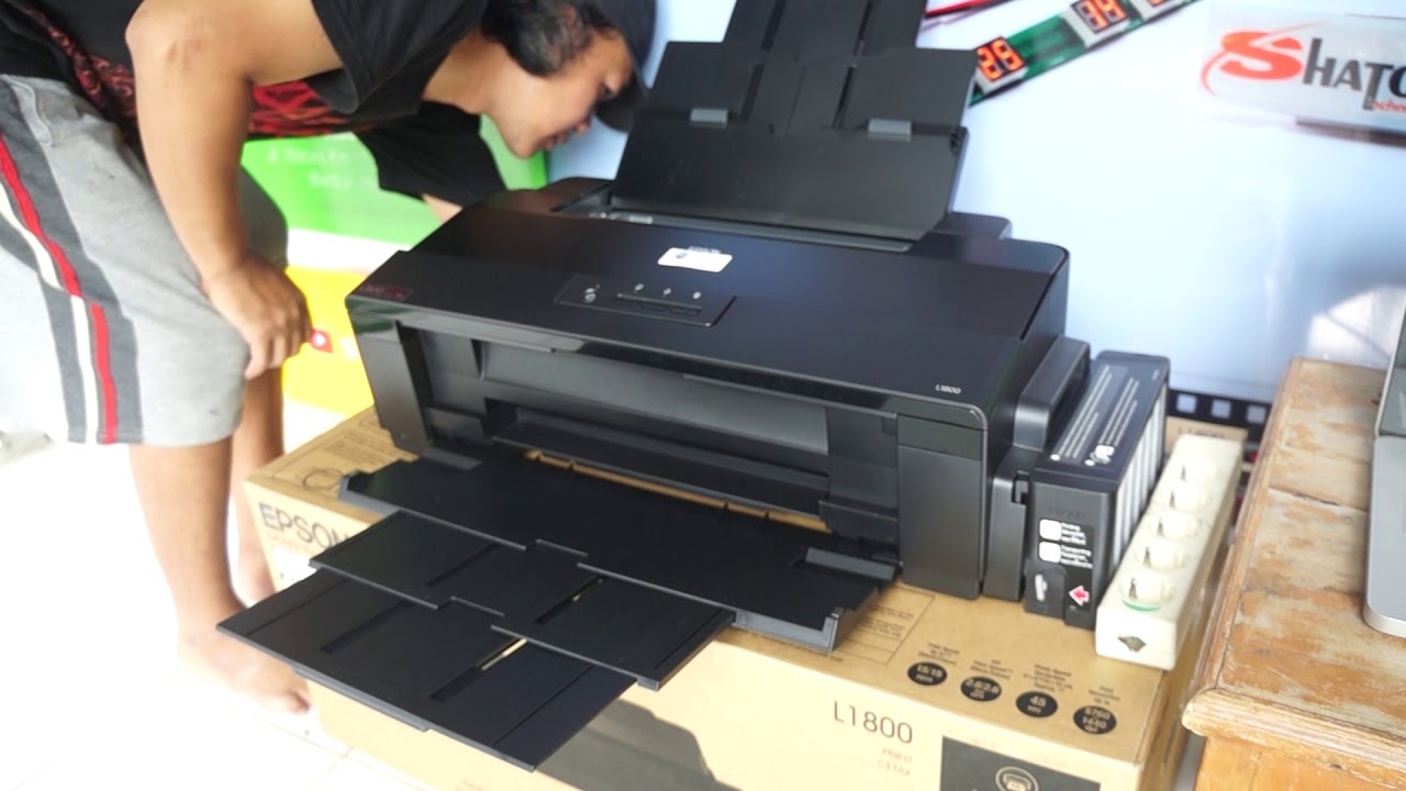 Epson L1800 Unboxing Printer Epson L1800 - YouTube