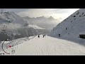 Skiing Zinal, Val d'Anniviers, Valais, Switzerland GoPro HERO9 5k Wide Linear Horizon Leveling GPS