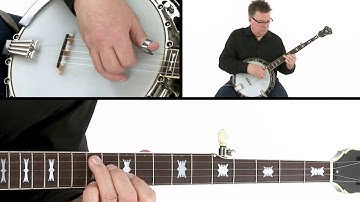 Bluegrass Banjo Backup - Syncopated Two Position Vamping - Playalong - Ned Luberecki