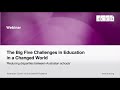 Reducing disparities between australian schools big five challenges in education in a changed world