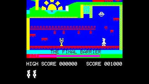 oric manic miner room 32 the final barrier