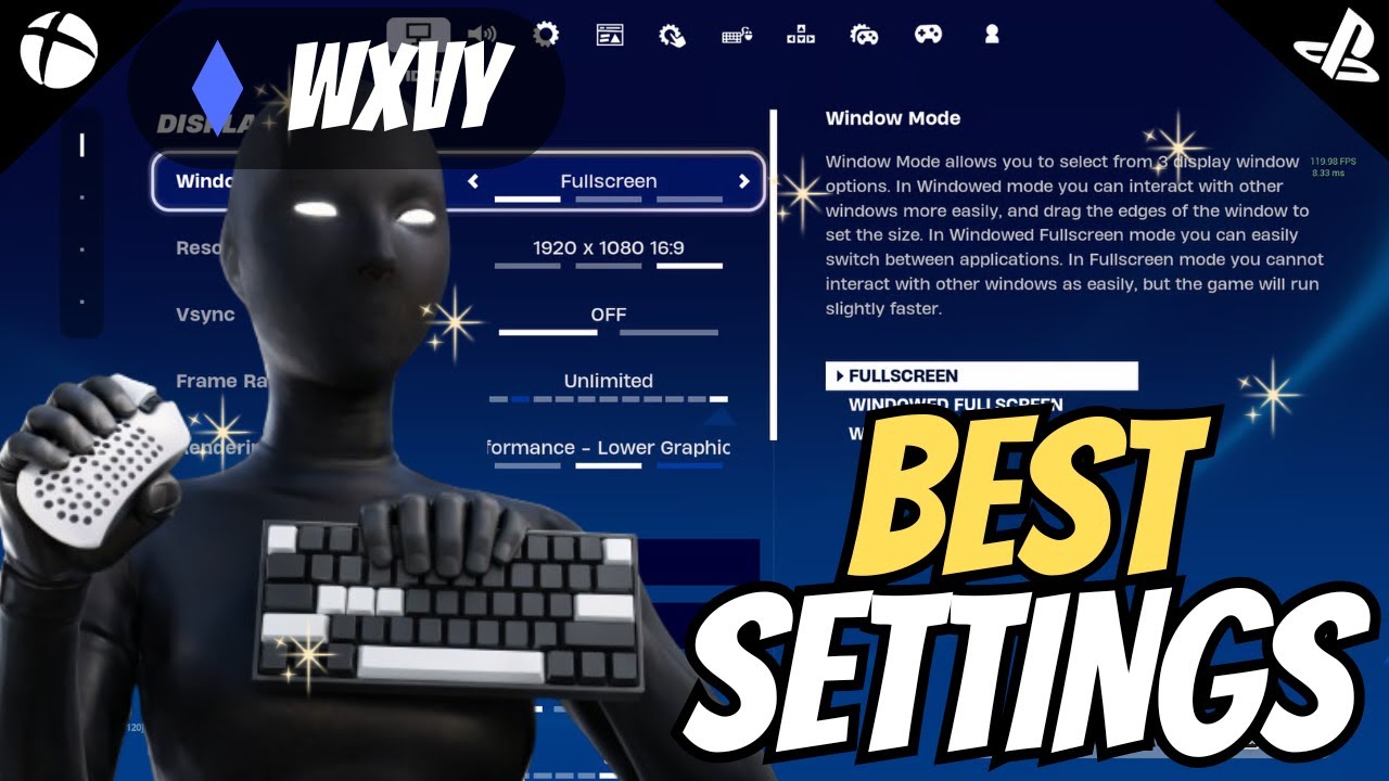 *NEW* BEST Keyboard & Mouse Sensitivity + Settings in CHAPTER 7! (PS5/PC/XBOX)