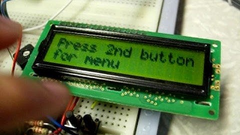 LCD 2x16 Test