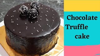 चॉकलेट ट्रफल केक ! Chocolate Truffle Cake Recipe ! Today`s Special Dish ! Chocolate Ganache Cake !