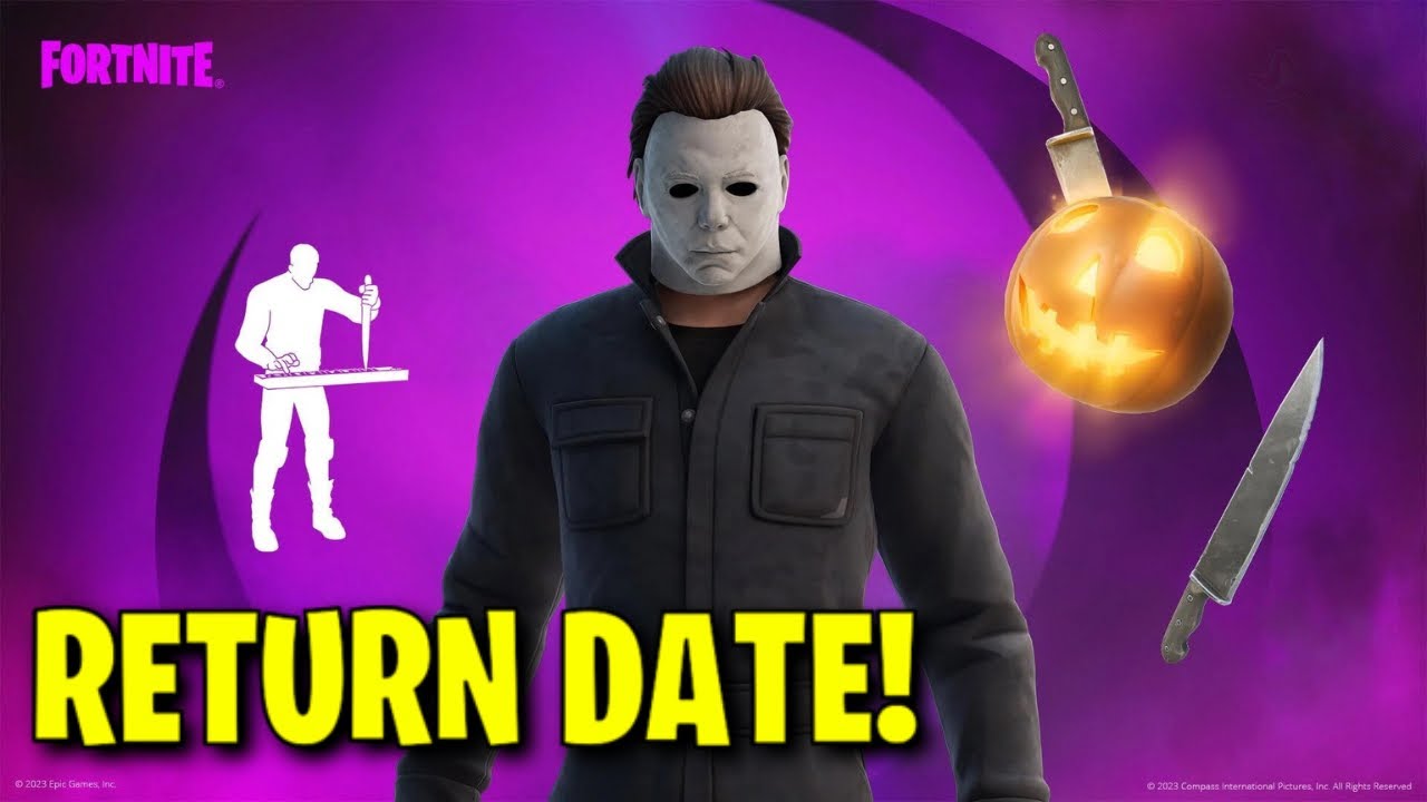 MICHAEL MYERS SKIN RETURN DATE in FORTNITE ITEM SHOP! (When WILL Michael Myers RETURN to Fortnite?)