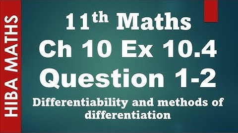 11th maths chapter 10 exercise 10.4 question 1-2 tn syllabus hiba maths
