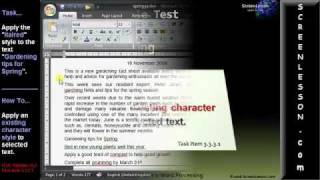 Ecdlicdl Word-Processing Mock Exam Test Q. Video Solution