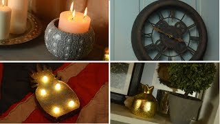 Room decor from dollar store items / Industrial and glam decor ideas
