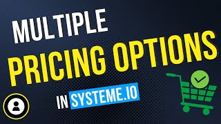 How To Set Up Multiple Pricing Options on Your systeme.io Checkout Page