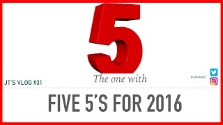 five things i did in 2016 and 5 things for 2017 - new years resolutions