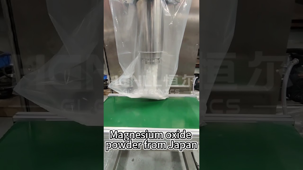 Japan Ube Magnesium Oxide Powder Bagging Machine Test