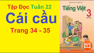 Tiếng Việt Lớp 3 Tuần 22 Tập Đọc – Cái Cầu – Trang 34 – 35