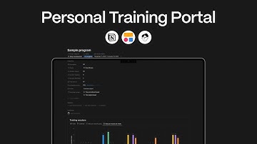Custom personal training app/portal with Notion & Softr