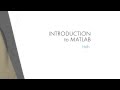 Lesson 1.6:The MATLAB Help System
