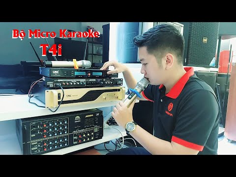 "ĐẬP HỘP" MICRO T4I CHÍNH HÃNG CAVS | BỘ MICRO CAVS T4I KHÔNG DÂY HAY NHẤT HIỆN NAY