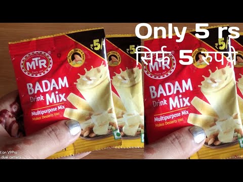 MTR Badam Drink Mix Honest Review | MTR Badam Milk | Badam Milk Recipe | Badam Milkshake