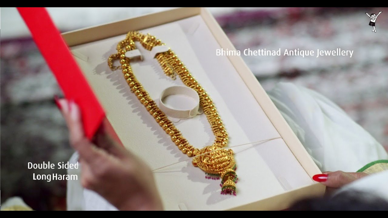 Bhimas New Chettinad Antique Jewellery I One Chain For Many Occasions I  BhimaJewellersUAE