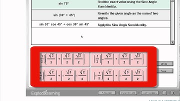6-4 ExploreLearning Sum and Difference Identities Gizmo Introduction
