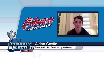 2020 OHL Priority Selection Interview: Aidan Castle