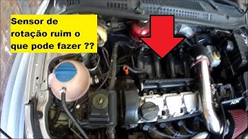 o que acontece quando o sensor de rotação está com defeito?