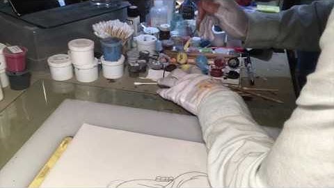 Dirk & Daphne Animation Cel Process - Part 2