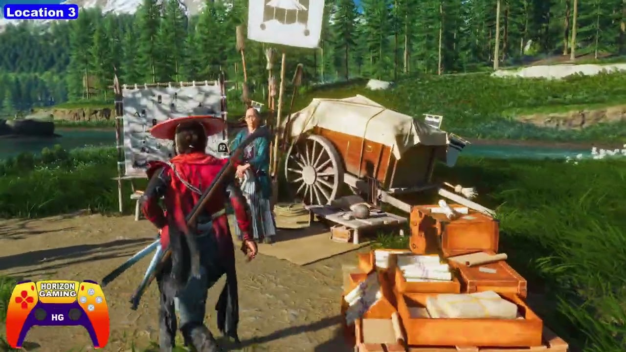 Как найти все локации Исабуро Картографа — Ghost of Yotei