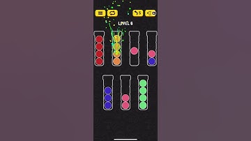 Ball Sort Puzzle Level 6| Ball Sort Puzzle|