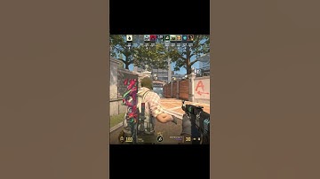 Easy triple kill on Overpass #cs2 #cs2highlights #counterstrike2