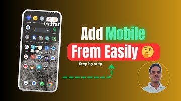 How to add mobile frem in screen recording video | mobile frem in screen recording video