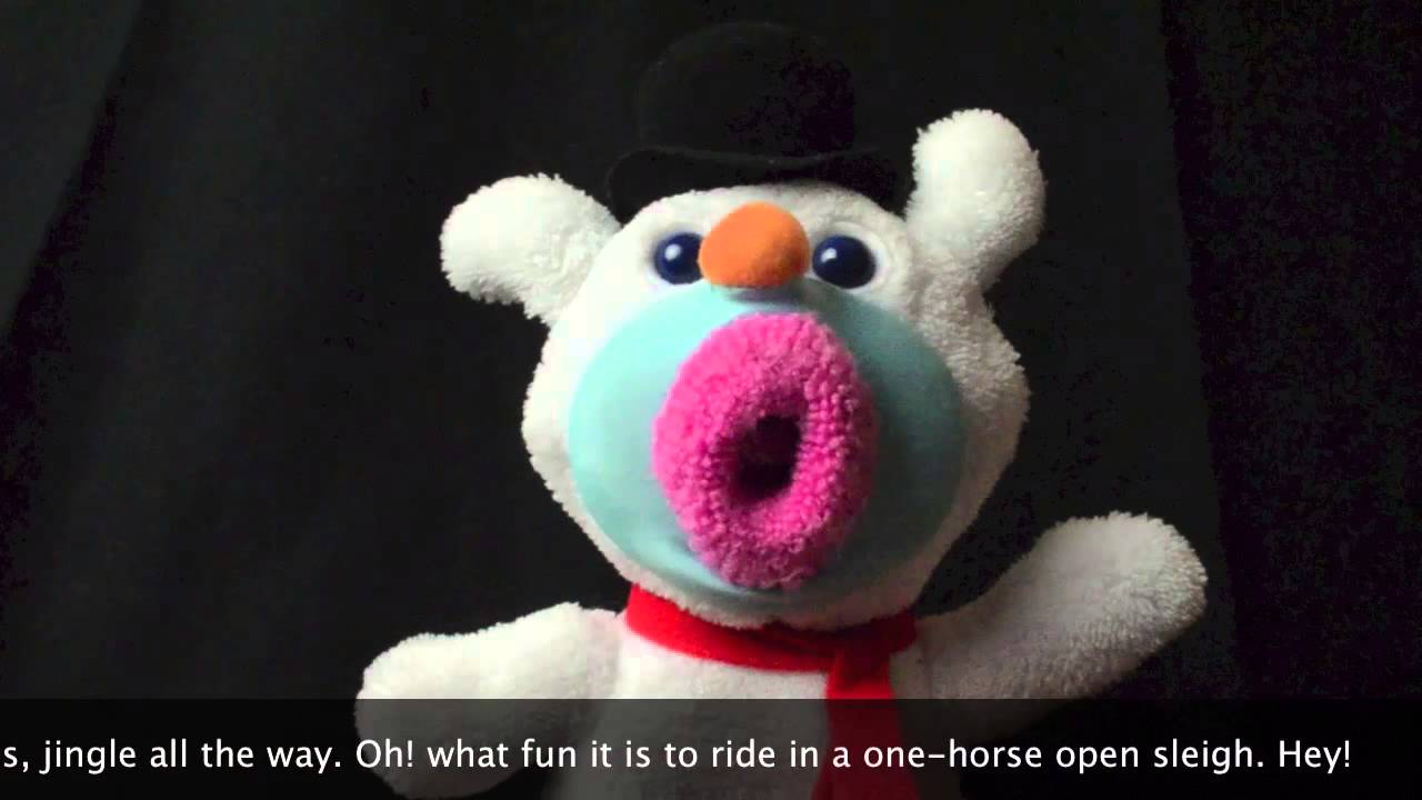 Snowman Singamajig sings Jingle Bells YouTube