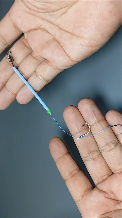 Tutorial cara membuat rangkaian pancing nila umpan lumut 2 kail