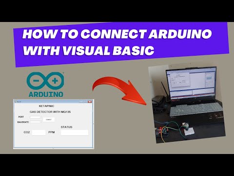 Connecting Arduino with Visual Basic VB.NET | Gas Leak Alarm Detector
