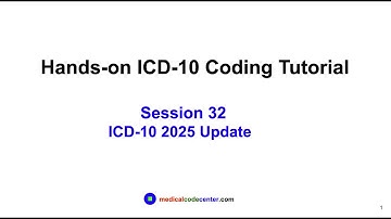 Hands-on ICD-10 Tutorial