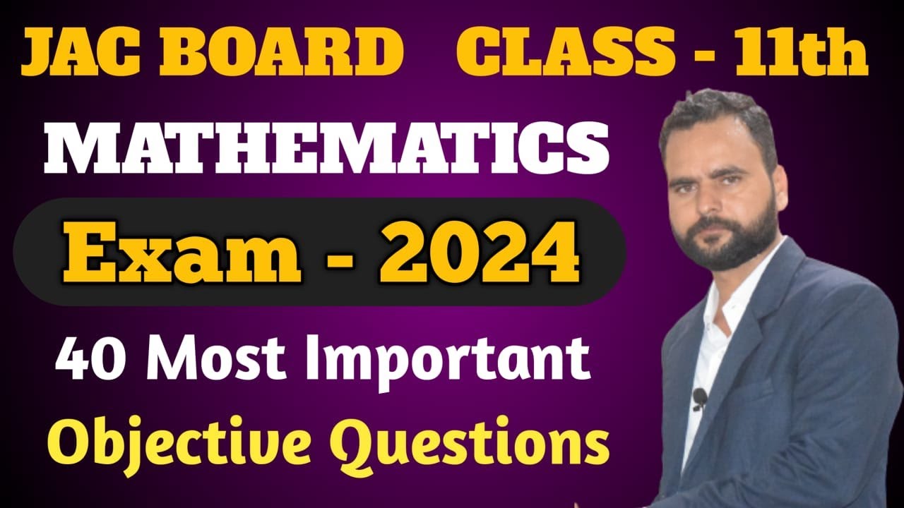 jac board 11th maths important questions 2024 class 11 math important