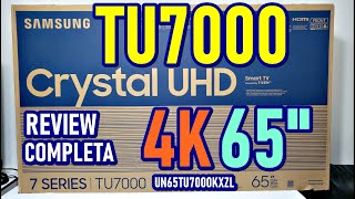 SAMSUNG TU7000 Crystal UHD TV: UNBOXING REVIEW EN ESPAÑOL Y OPINIONES 2020 - 2021