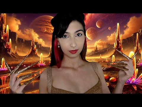 ASMR Alien de um planeta hostil recebe você! 👽