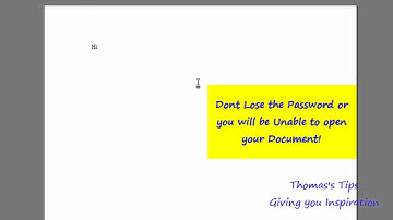 How to encrypt word 2003 document