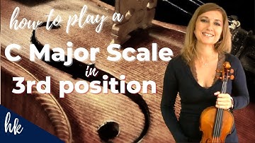 2 Octave C major Scale in 3rd Position