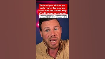 🚨Don’t sell your XRP! Buy more and protect them with web3 wallet. #xrp #crypto #web3